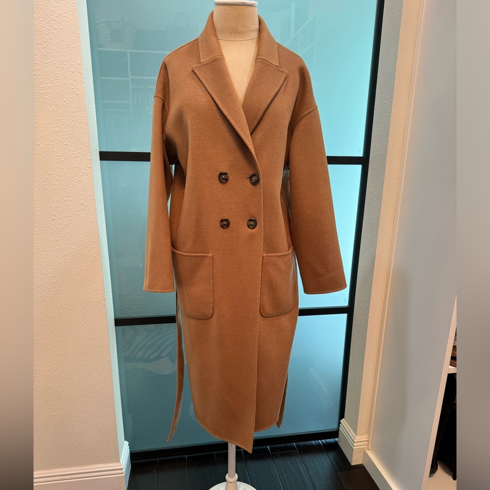 ANINE BING Dylan Coat in Camel